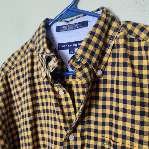 Tommy Hilfiger Dress Shirt Mens Size Medium - Picture 5 of 6